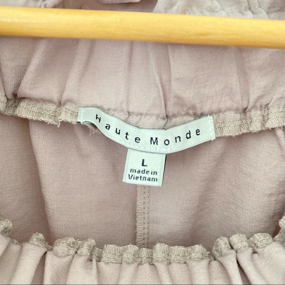 Off The Shoulder Blush Pink Blouse - Picture 3 of 4